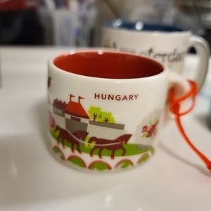 Starbucks Hungary 2 oz ornament cup